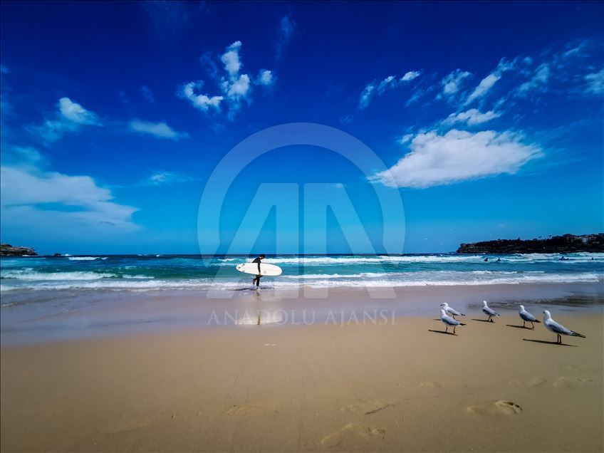 Avustralya'nın ünlü sahili Bondi Plajı