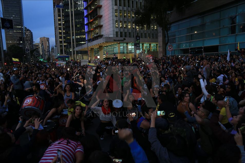 Kolombiya'daki genel grev ve hükümet karşıtı gösteriler