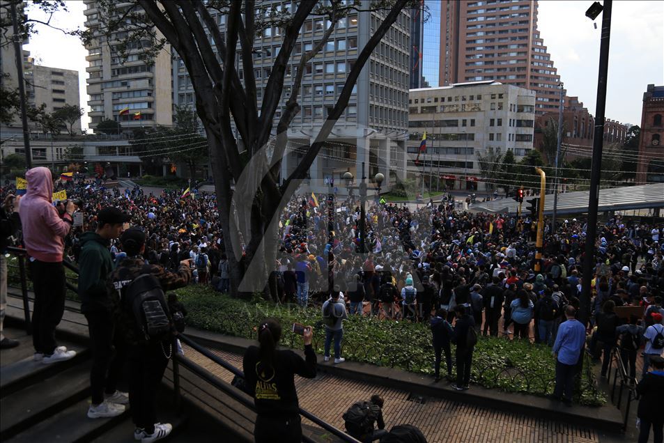 Kolombiya'daki genel grev ve hükümet karşıtı gösteriler