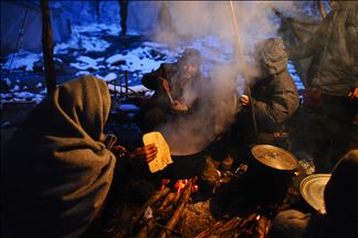 Migrants: Froid glacial et conditions extrêmes, une lutte de survie aux portes de l’UE