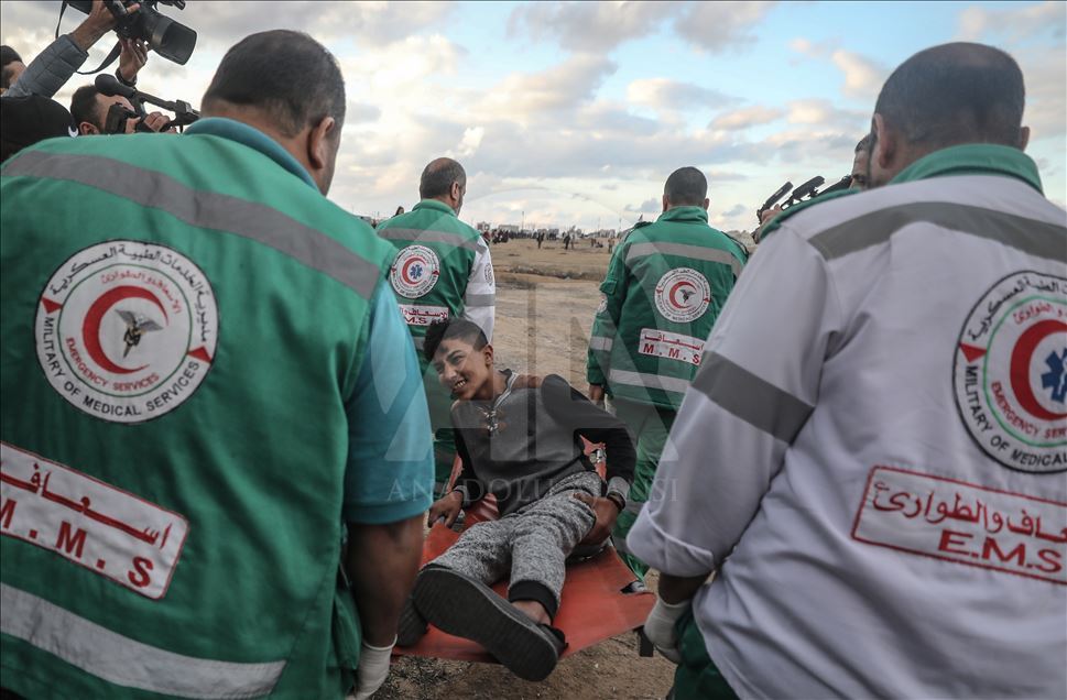 الجيش الإسرئيلي يُصيب 37 فلسطينيا شرقي قطاع غزة