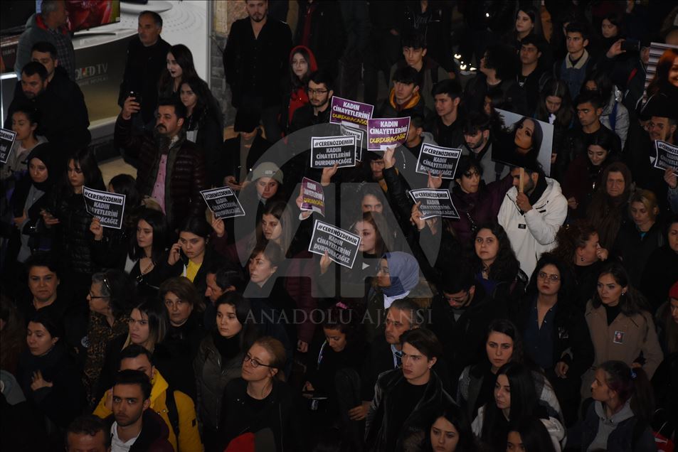 Ordu'da Ceren Özdemir anısına bale kursundan evine yürüyüş düzenlendi