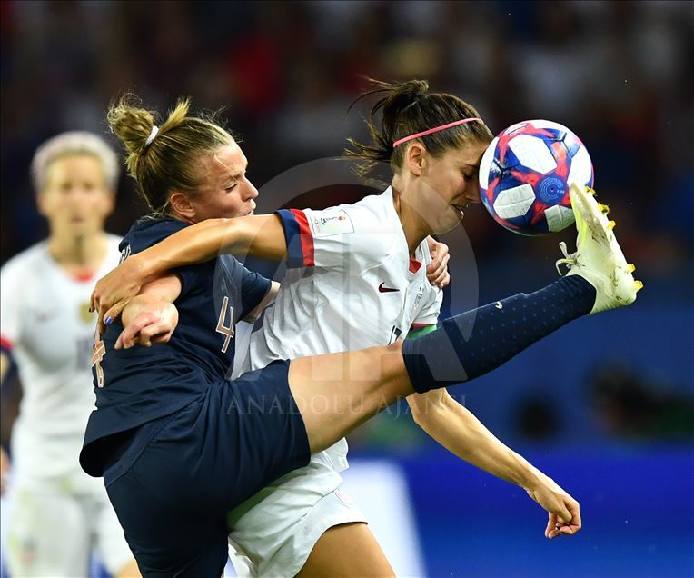 France vs USA Quarter-final match at the FIFA Women's World Cup France 2019