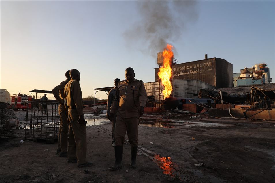 Sudan'daki seramik fabrikasında patlama