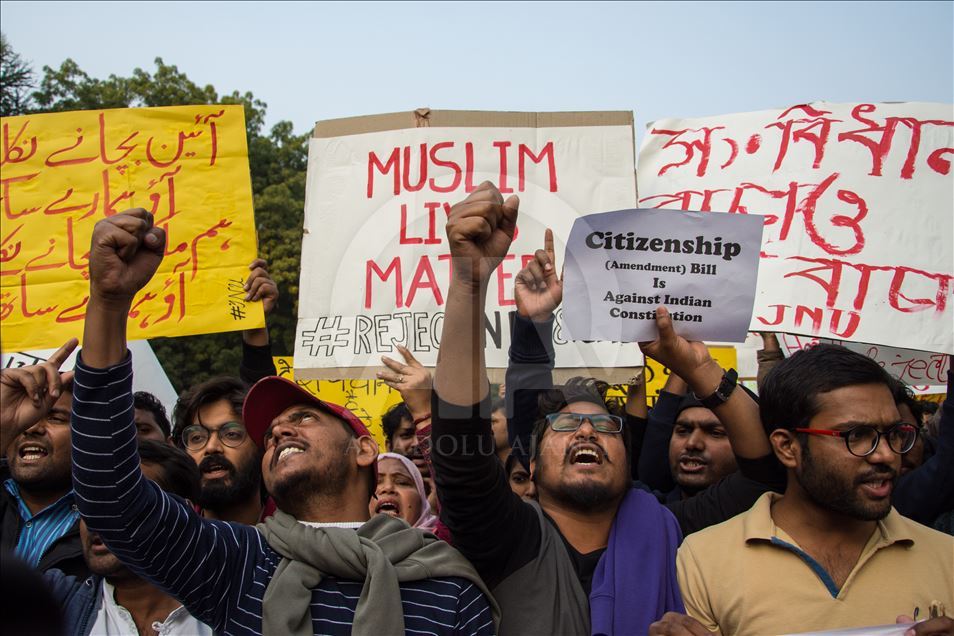 Hindistan'da protesto