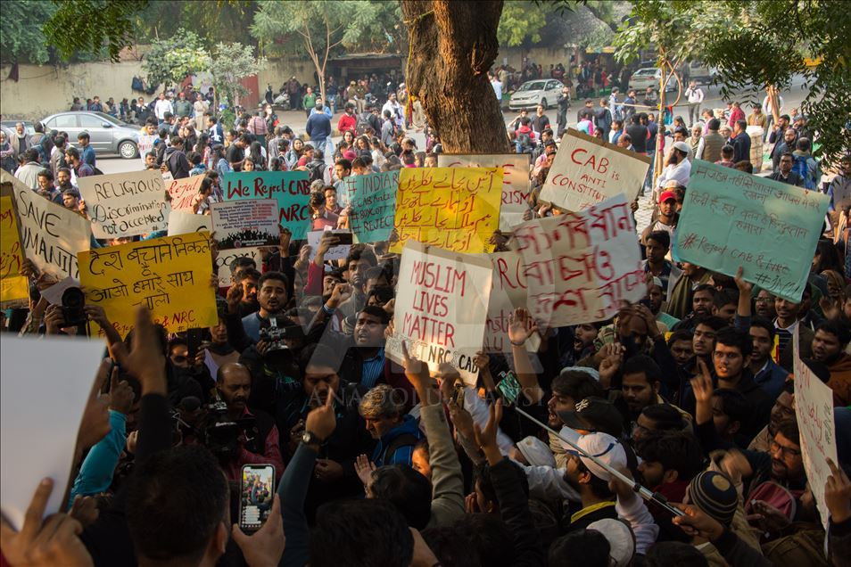 Hindistan'da protesto