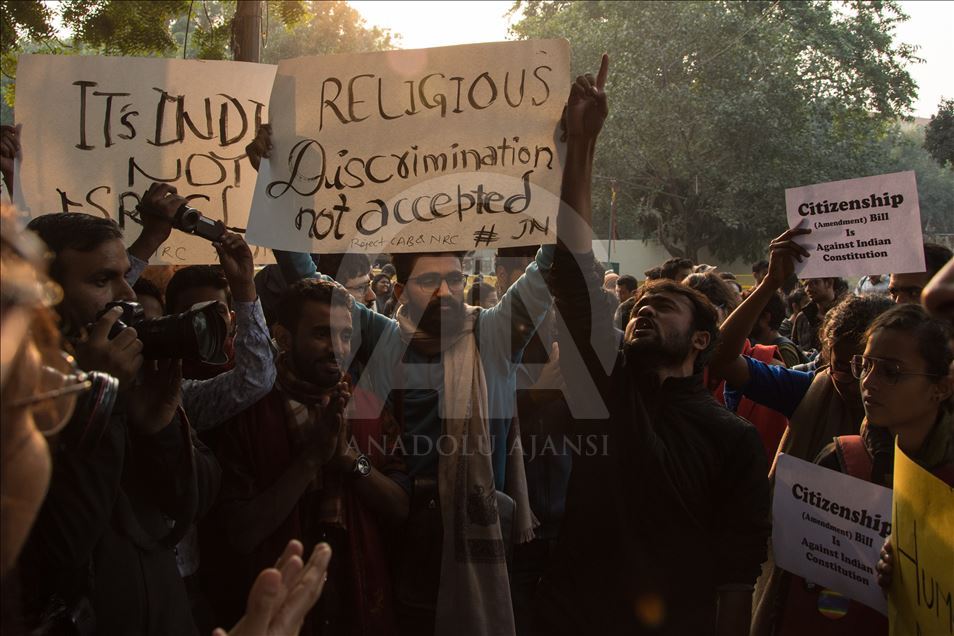 Hindistan'da protesto