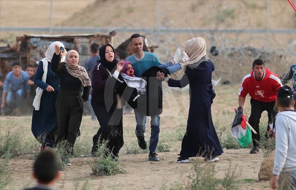 Manifestaciones de la "Gran Marcha del Retorno" en Gaza