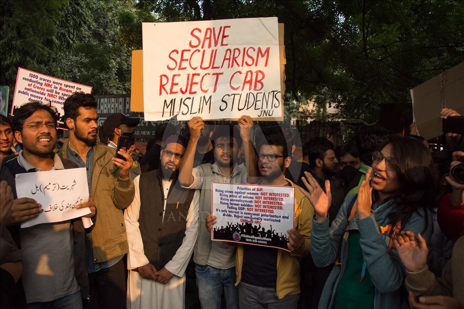 Hindistan'da protesto