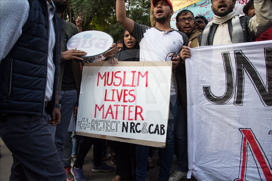 Hindistan'da protesto