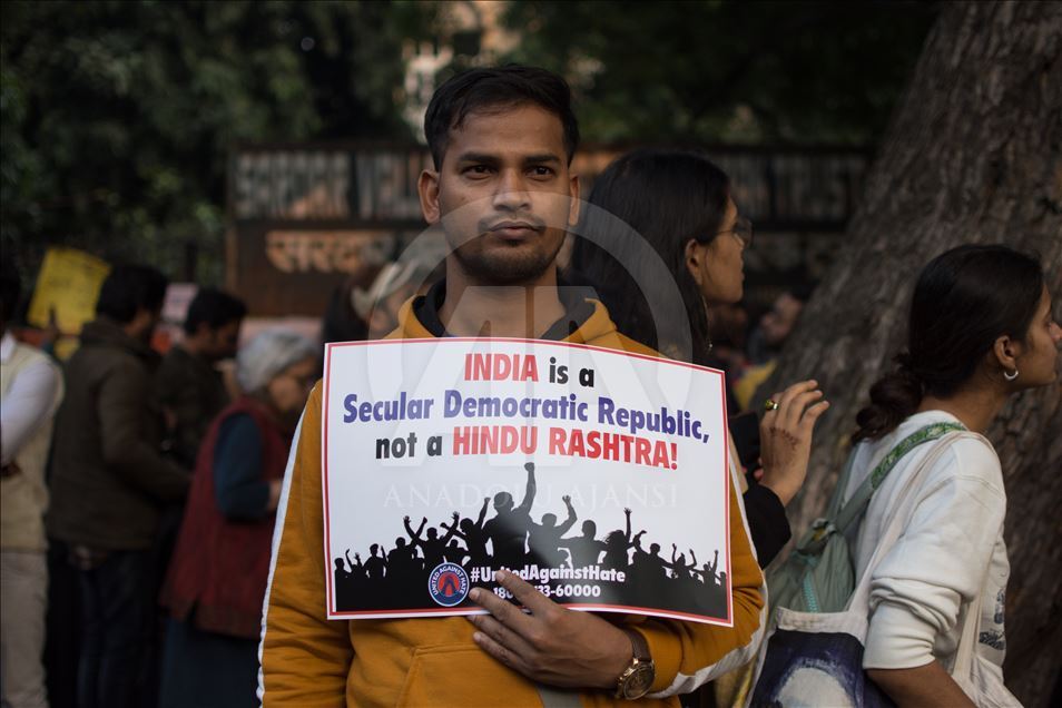 Hindistan'da protesto