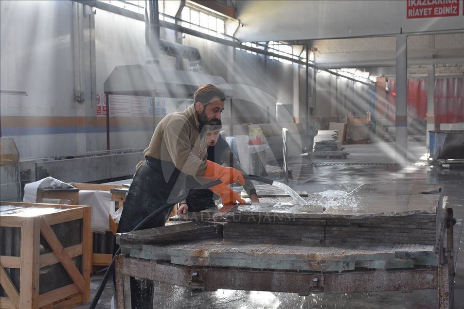 Afyonkarahisar'dan 120 ülkeye 182 milyon dolarlık mermer ihracatı
