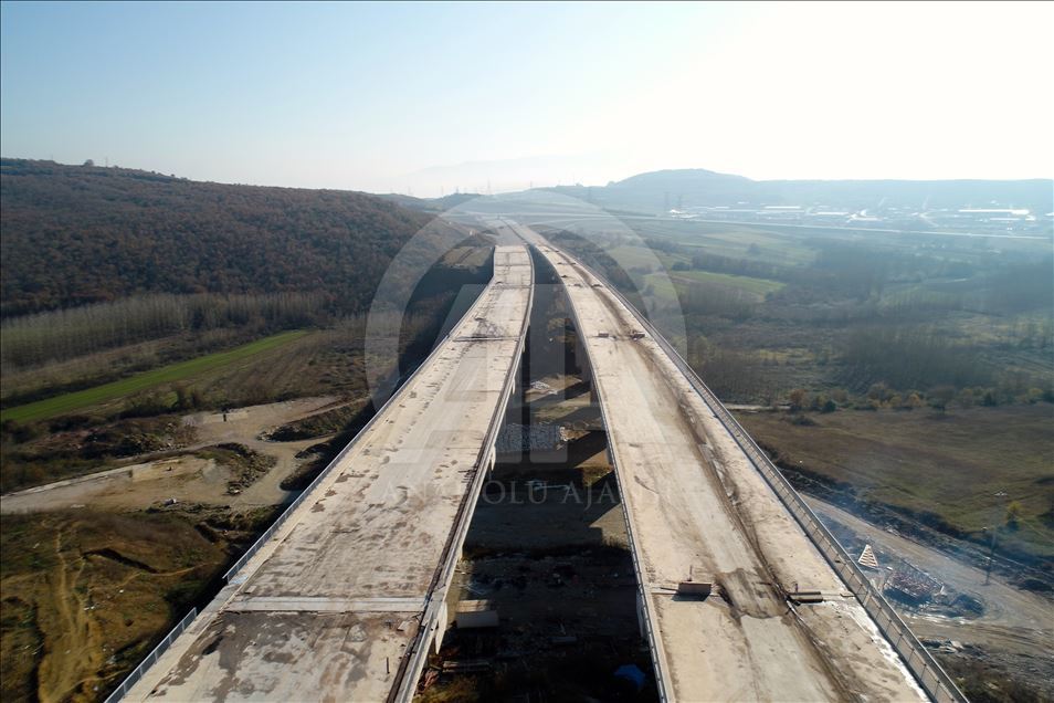 Kuzey Marmara Otoyol Projesi'nde sona yaklaşıldı