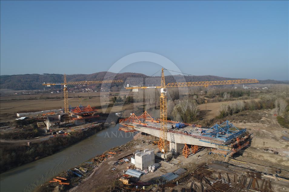Kuzey Marmara Otoyol Projesi'nde sona yaklaşıldı