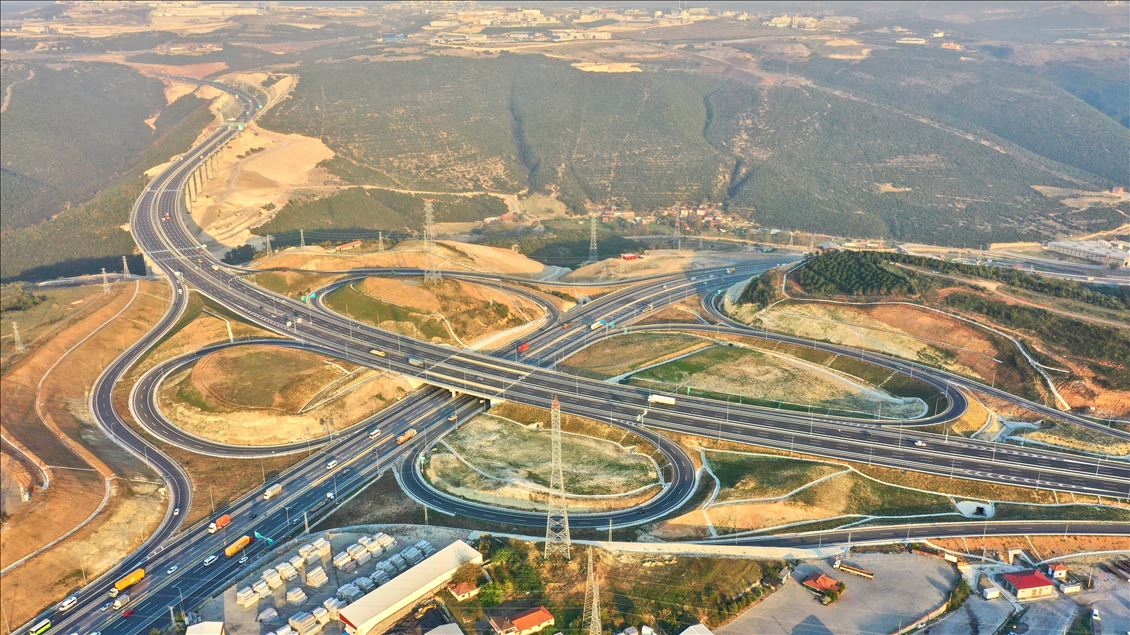 Kuzey Marmara Otoyol Projesi'nde sona yaklaşıldı