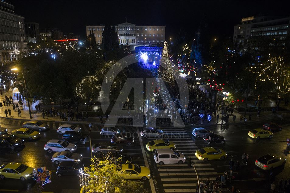Christmas Tree Lighting ceremony in Athens