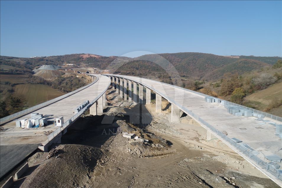 Kuzey Marmara Otoyol Projesi'nde sona yaklaşıldı