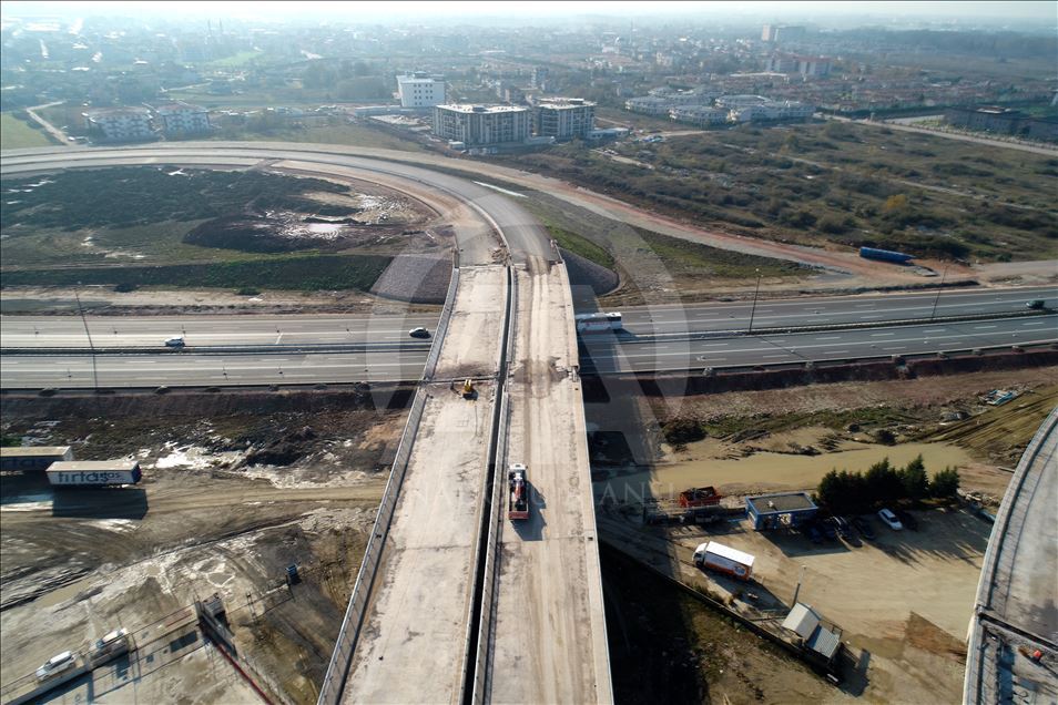 Kuzey Marmara Otoyol Projesi'nde sona yaklaşıldı