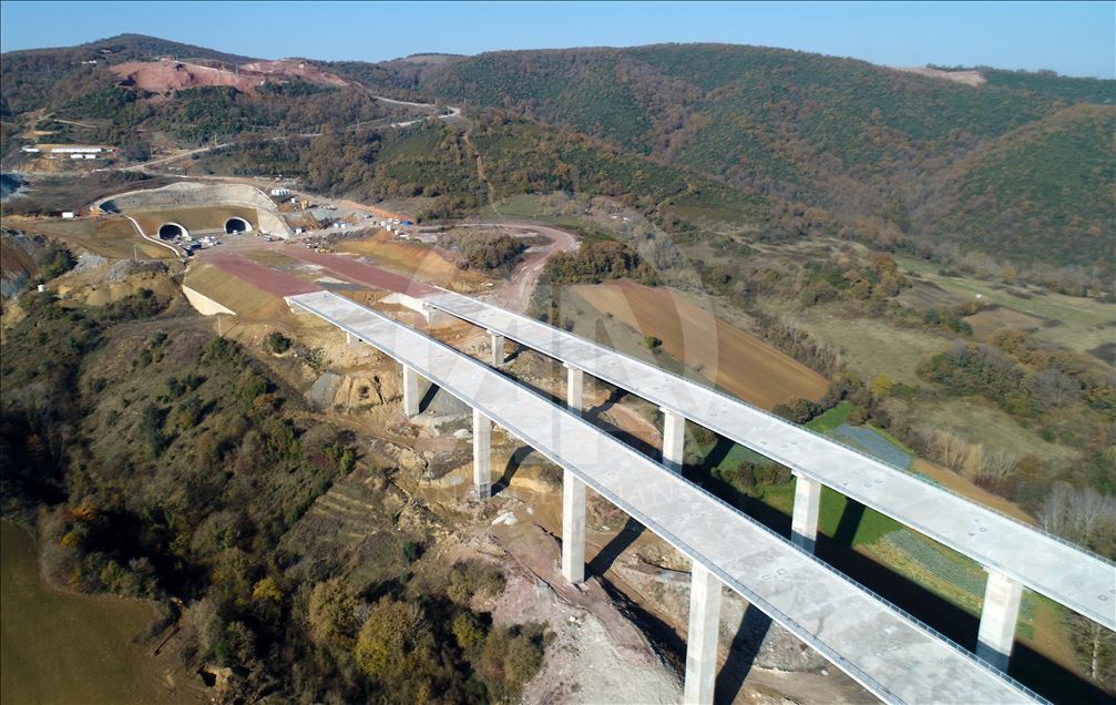 Kuzey Marmara Otoyol Projesi'nde sona yaklaşıldı