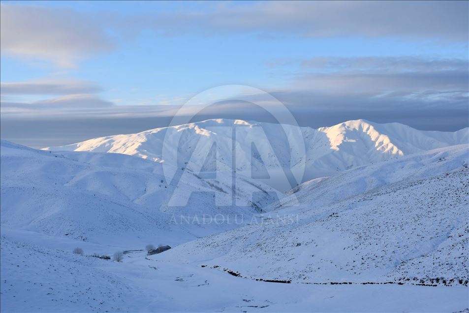 مناظر زیبای زمستان در استان موش ترکیه