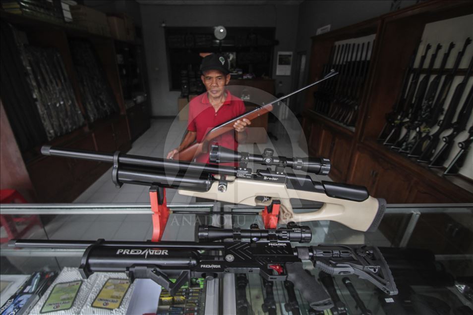 Air rifle production in Cipacing village of Indonesia 
