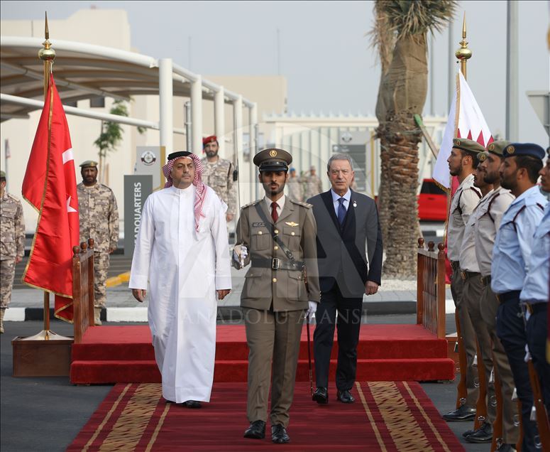افتتاح مقر قيادة القوات التركية القطرية المشتركة بالدوحة