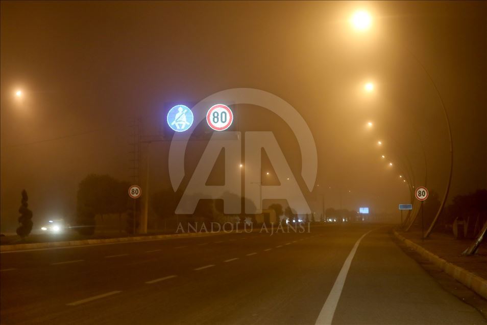 هەرێمی کوردستان.. تەمێکی چڕ شاری ھەولێری گرتەوە