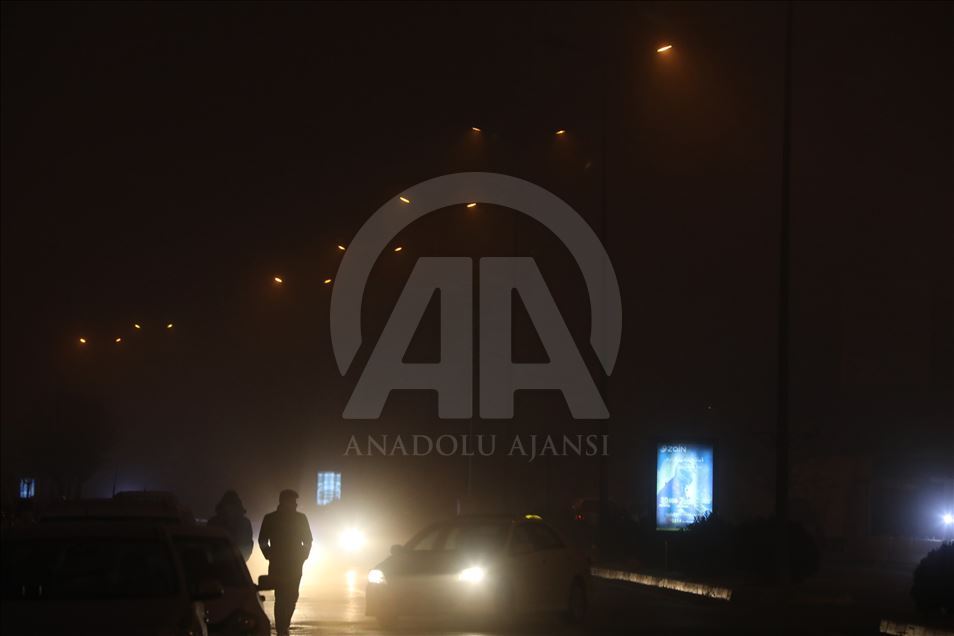 هەرێمی کوردستان.. تەمێکی چڕ شاری ھەولێری گرتەوە