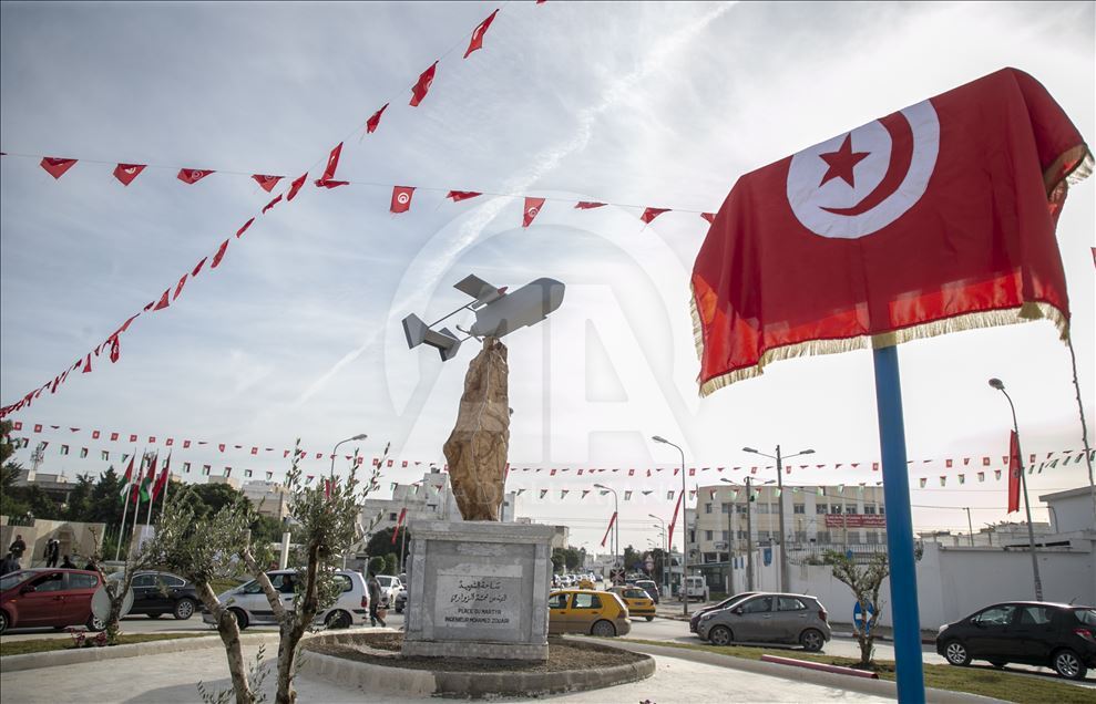 Tunus'ta Filistin davasını ölümsüzleştirecek anıt park açıldı