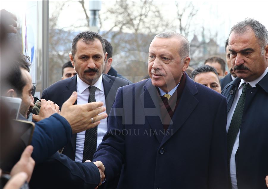 Cumhurbaşkanı Erdoğan İsviçre'de