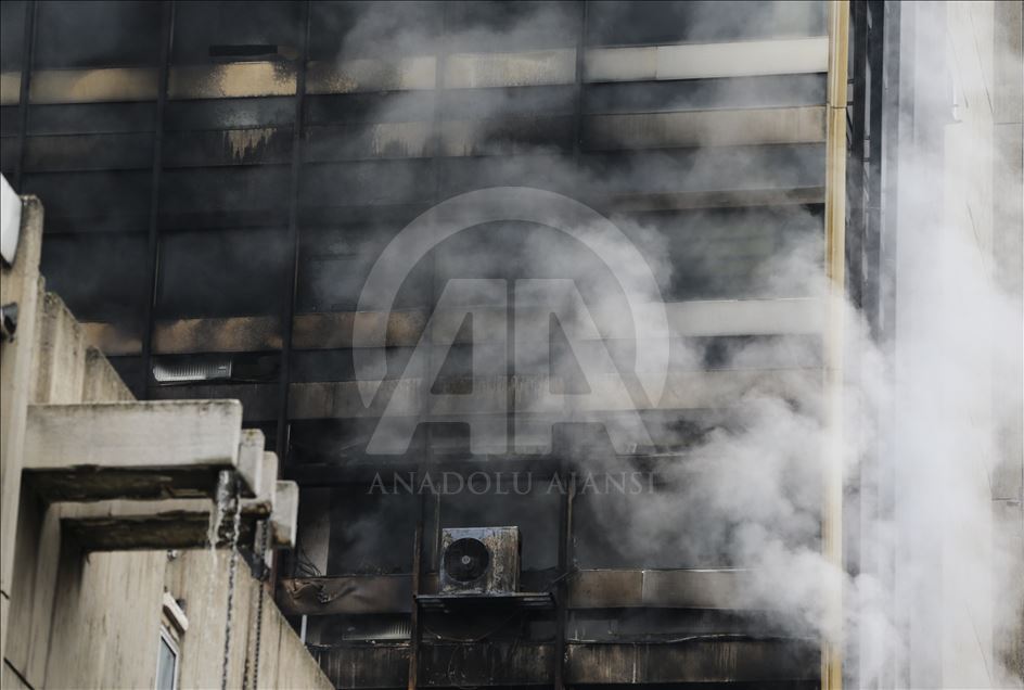 DSİ Genel Müdürlüğünde çıkan yangın söndürüldü
