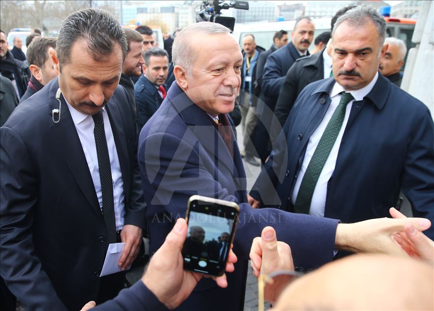 Cumhurbaşkanı Erdoğan İsviçre'de