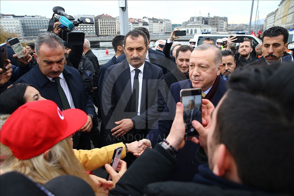 Cumhurbaşkanı Erdoğan İsviçre'de