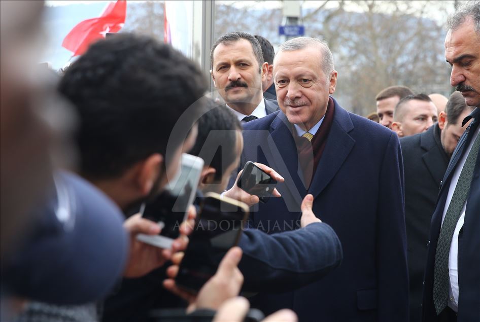 Cumhurbaşkanı Erdoğan İsviçre'de