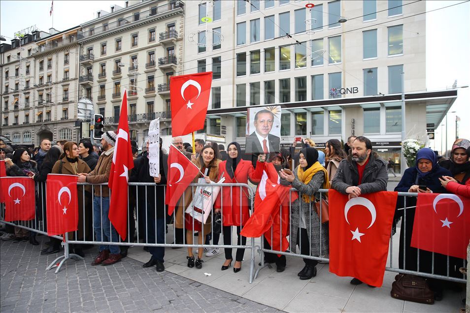 Cumhurbaşkanı Erdoğan İsviçre'de