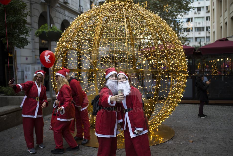 Carrera Santa Run en Atenas