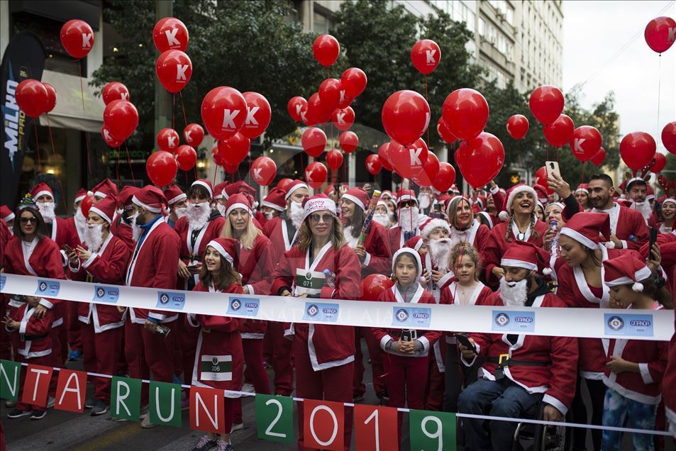 Carrera Santa Run en Atenas