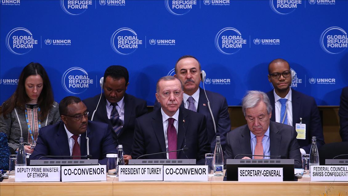 President Erdogan attends 1st Global Refugee Forum in Geneva - Anadolu ...