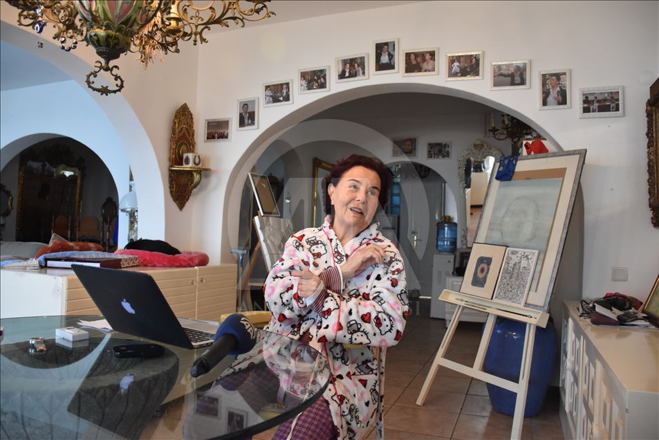 Oyuncu Fatma Girik, AA'nın "Yılın Fotoğrafları" oylamasına katıldı