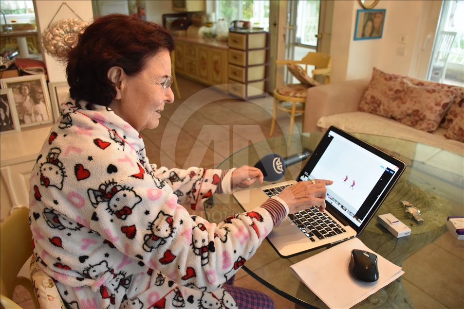 Oyuncu Fatma Girik, AA'nın "Yılın Fotoğrafları" oylamasına katıldı