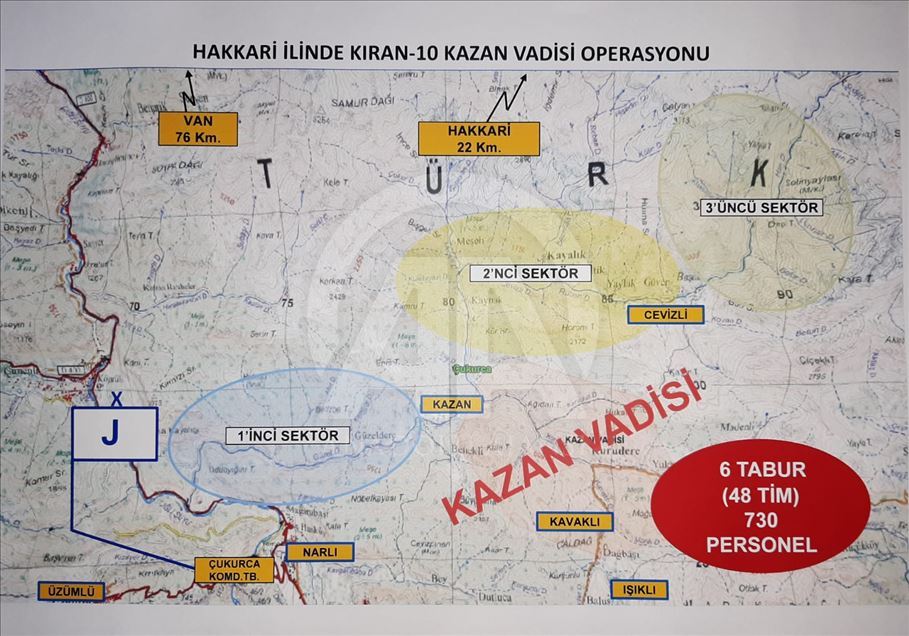 Turqia fillon operacionet anti-terrorizëm "Kıran-9" dhe "Kıran-10"