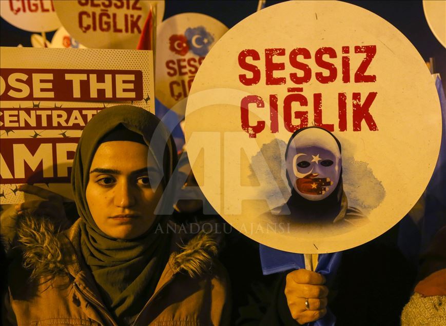 Doğu Türkistan için "Sessiz Çığlık" eylemi