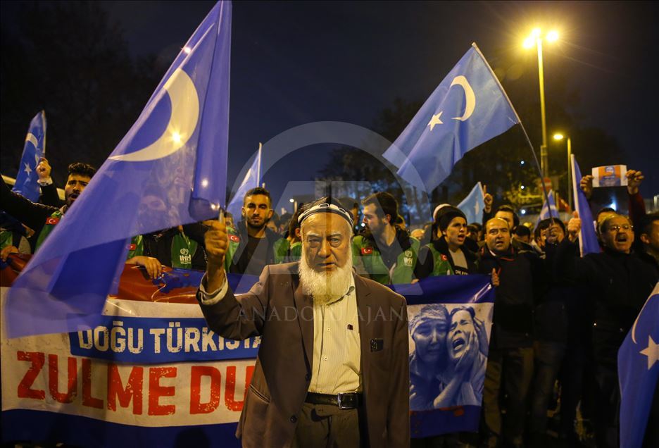 Doğu Türkistan için "Sessiz Çığlık" eylemi