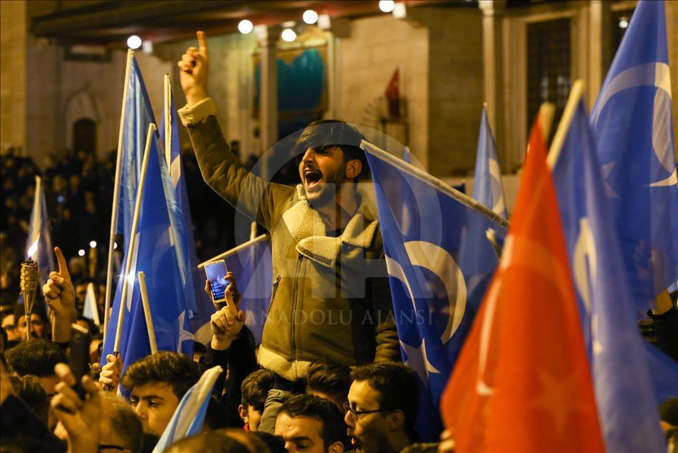 Doğu Türkistan için "Sessiz Çığlık" eylemi