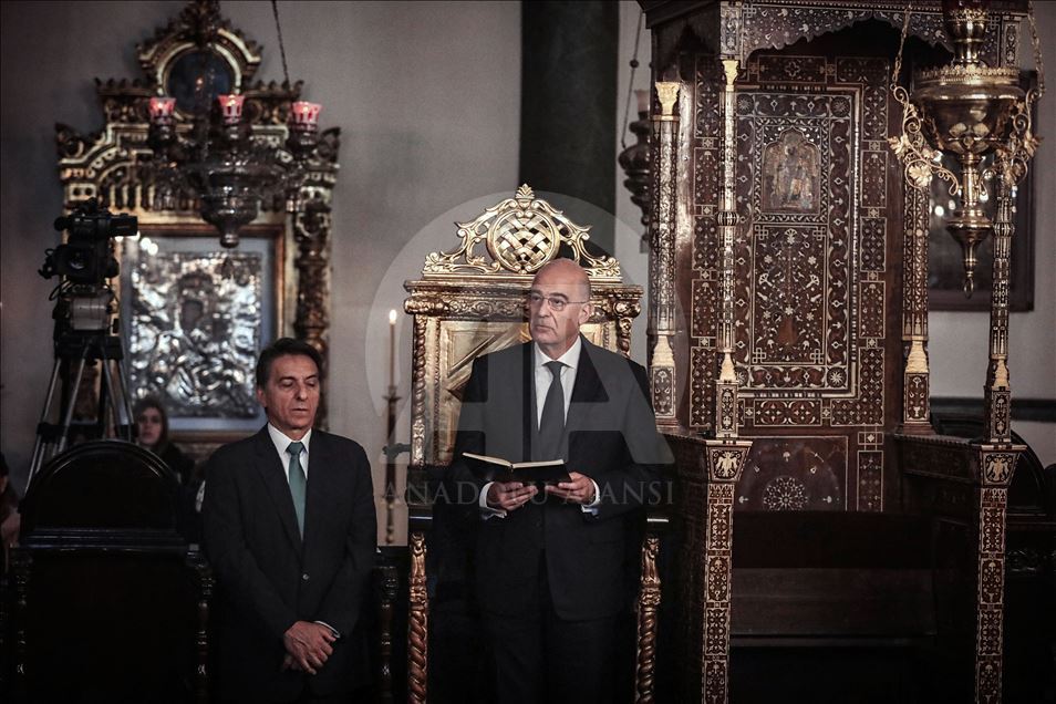 Fener Rum Patrikhanesi'nde Noel ayini