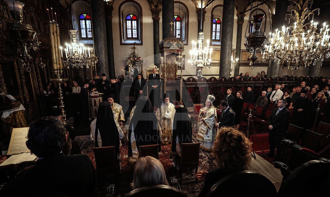 Fener Rum Patrikhanesi'nde Noel ayini