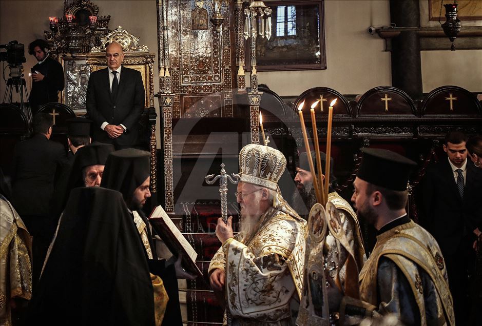 Fener Rum Patrikhanesi'nde Noel ayini