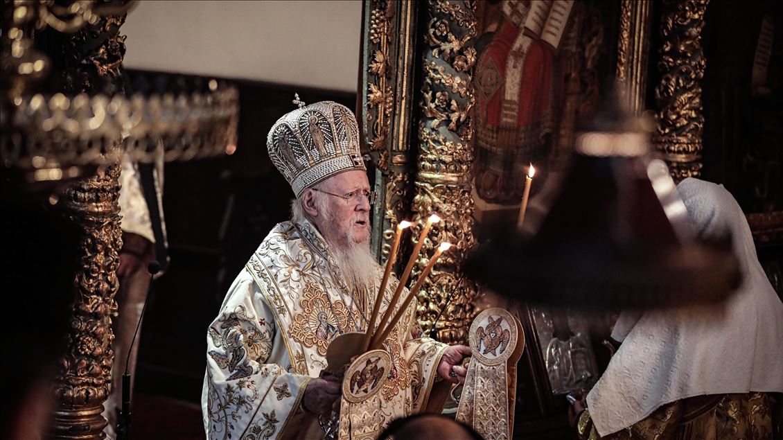 Fener Rum Patrikhanesi'nde Noel ayini