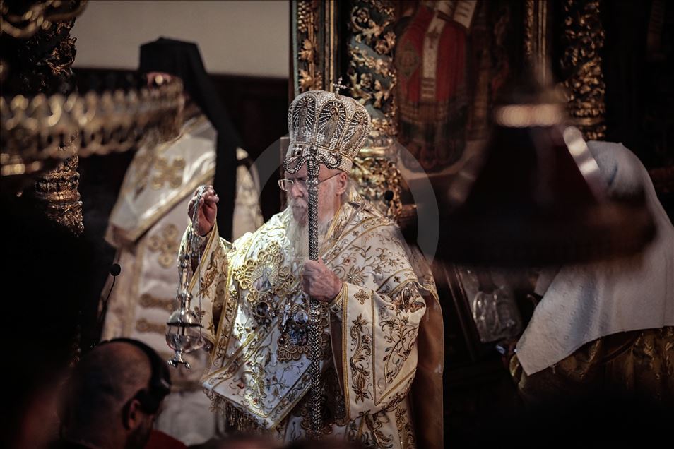 Fener Rum Patrikhanesi'nde Noel ayini