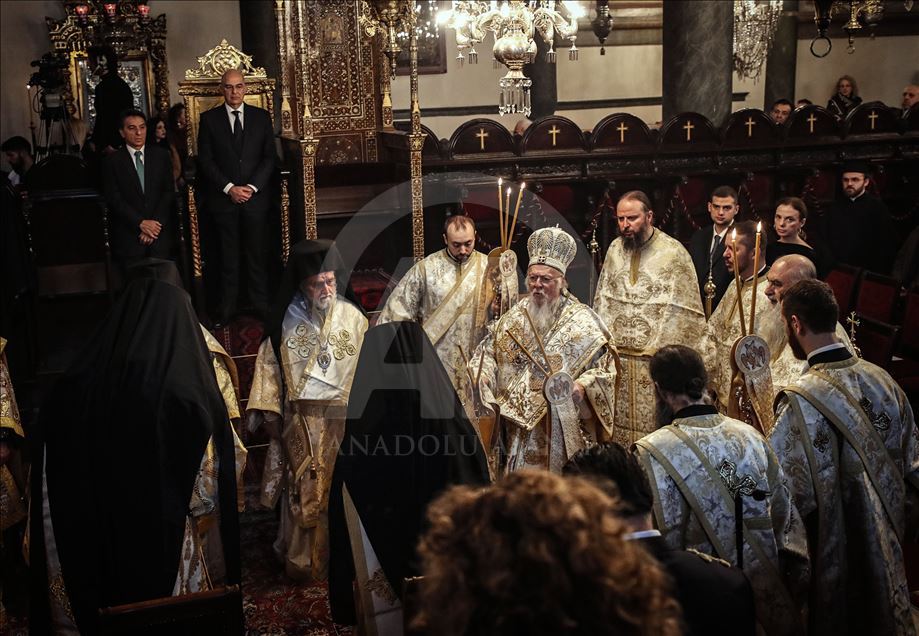 Fener Rum Patrikhanesi'nde Noel ayini